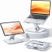 Niweya Adjustable Ergonomic Laptop Stand for Desk, Foldable Computer Stand, Stable Aluminum Lectern Notebook Riser & Portable Laptop Holder Mount Compatible with 10-16" MacBook Pro/Air, Dell, HP